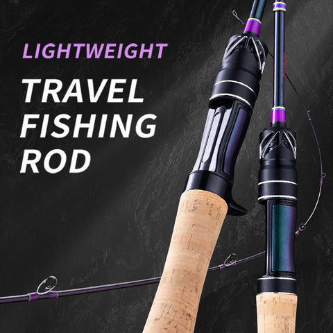 BANCY Ultralight Fishing Rod 6'/5'6" Spinning Casting 2 Pieces