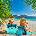 1PC Foldable Beach Lounger, Mat