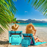 1PC Foldable Beach Lounger, Mat