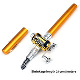 Mini Fishing Rods Pocket Telescopic Aluminium
