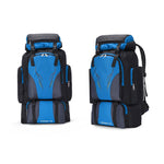 70L Travel Backpacks Outdoor Black