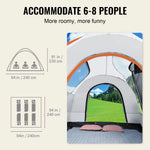 VEVOR SUV Camping Tent 8'-8'