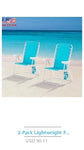 High Back Hard Arm Camping Chair