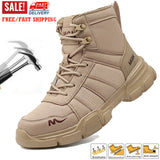 Safety Shoes Steel Toe Boots for Men