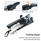Folding Fishing Pole Telescopic Travel Rods with Reel