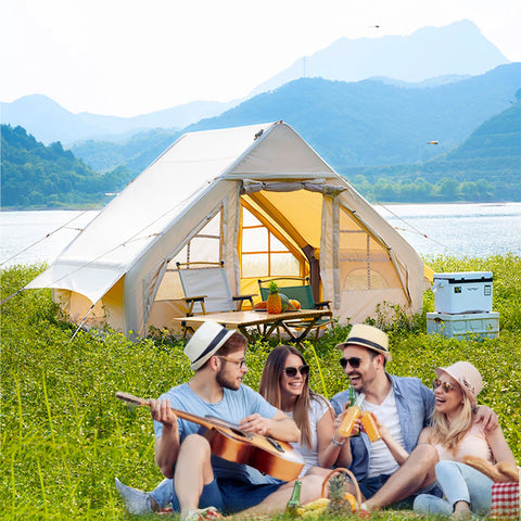 Inflatable Tent with Pump,Waterproof Camping