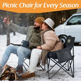 Compact Heated Camping Chair