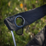 Quad Folding Camp Chair With Cup Holder