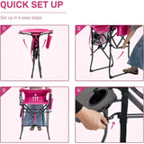 Portable 30.7 Seat Height Tall Folding Camping Chair