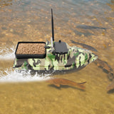 Dual Motor Fishing Bait Boat w/2 Batteries
