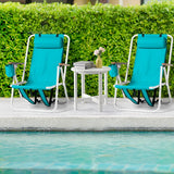 Folding Beach Chair Set of 2 for Adults