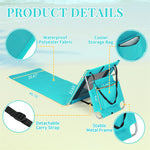 1PC Foldable Beach Lounger, Mat