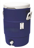 5 Gallon Heavy Duty Beverage Cooler, Blue,