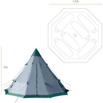 Winterial 6-7 Person Outdoor Teepee Camping