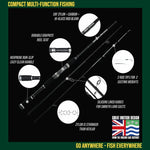 Travel Fishing rod & Reel & Case collection