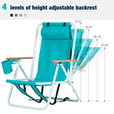 Folding Beach Chair Set of 2 for Adults