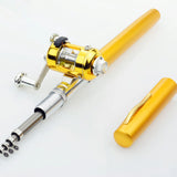 Mini Fishing Rods Pocket Telescopic Aluminium