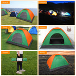 2-Person Waterproof Camping Dome Tent