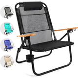 Premium Backpack Beach Chair for Adults