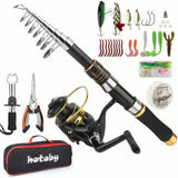 Fishing Pole Combo Set 6.89ft Carbon Fiber