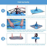3-4 Person Pop Up Tents Waterproof Windproof