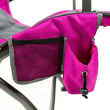 Ozark Trail High Back Camping Chair, Black, Adult