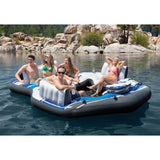 Intex Blue Tropic Inflatable 5 Person Raft