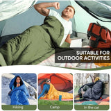 Portable waterproof camping sleeping bag