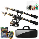 Telescopic Fishing Rod and Reel Combo 6.89FT 7.89FT