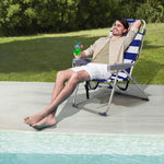 63*70*99cm Heightened Oxford Cloth Silver White Chair