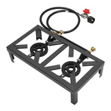 Portable Double Burner Outdoor Gas Stove