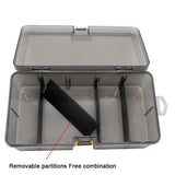 Portable Lure Tackle Box Removable Plastic Fishing Tray