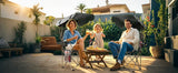 Portable Camping Chair with Canopy - Folding Chair