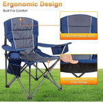 Oversized Camping Chairs,Heavy Duty Support