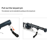 1Set Portable Folding Fishing Rod Telescopic Stainless and Reel