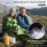 Ultralight adult backpack down sleeping bag