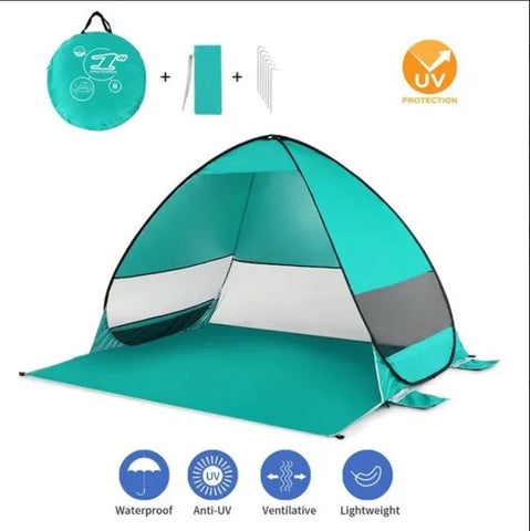 Beach Tent Sun Shelter Outdoor Sunshade Tent