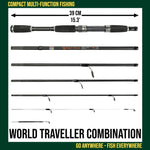 Travel Fishing rod & Reel & Case collection