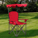 Camping Chair with Canopy Shade