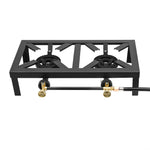 Portable Double Burner Outdoor Gas Stove