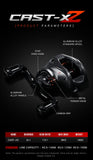 SEASIR Cast X2 Baitcasting Reel 7.3:1