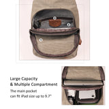 KL928 Canvas Sling Bag Crossbody Backpack