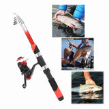 【New】Fishing Pole Combo Set 2.1m Portable