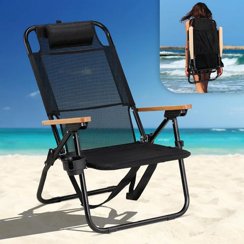 Premium Lightweight Backpack Beach Chair