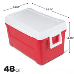 48-Quart Outdoor Picnic Camping Cooler