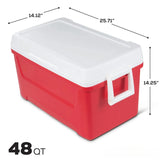 48-Quart Outdoor Picnic Camping Cooler