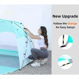 Beach Tent Portable Sun Shelter for 2 3 4