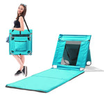 1PC Foldable Beach Lounger, Mat
