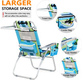 Tall Beach Chair 2 Pack, with 5-Position