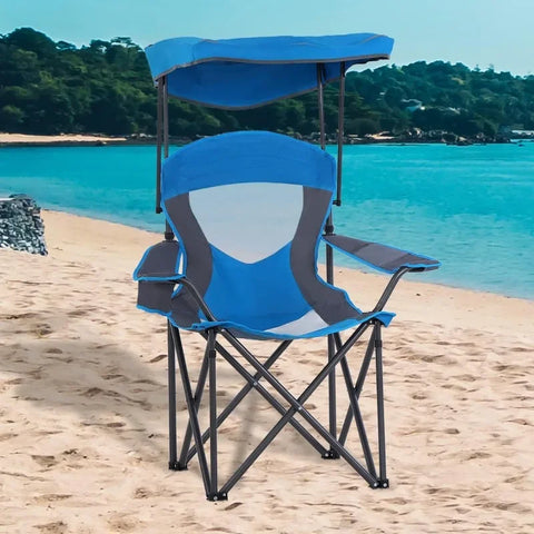 NEW Camp Chair with Shade Canopy